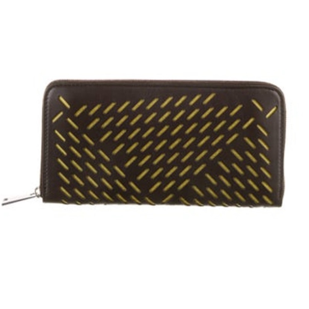 BOTTEGA VENETA- Leather Printed Continental Wallet (NWOT)